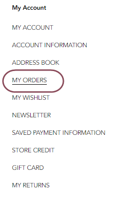 How do I view my order history?